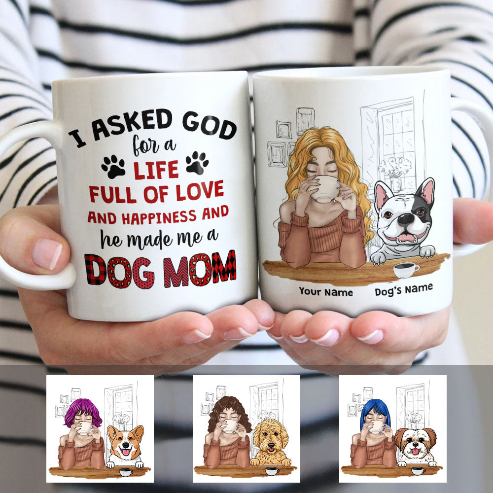 Personalized Dog Mom Mug - Thegiftio UK