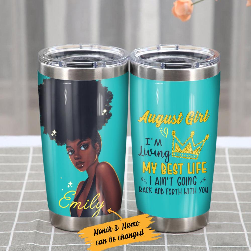 Personalized BWA Living Best Life Steel Tumbler