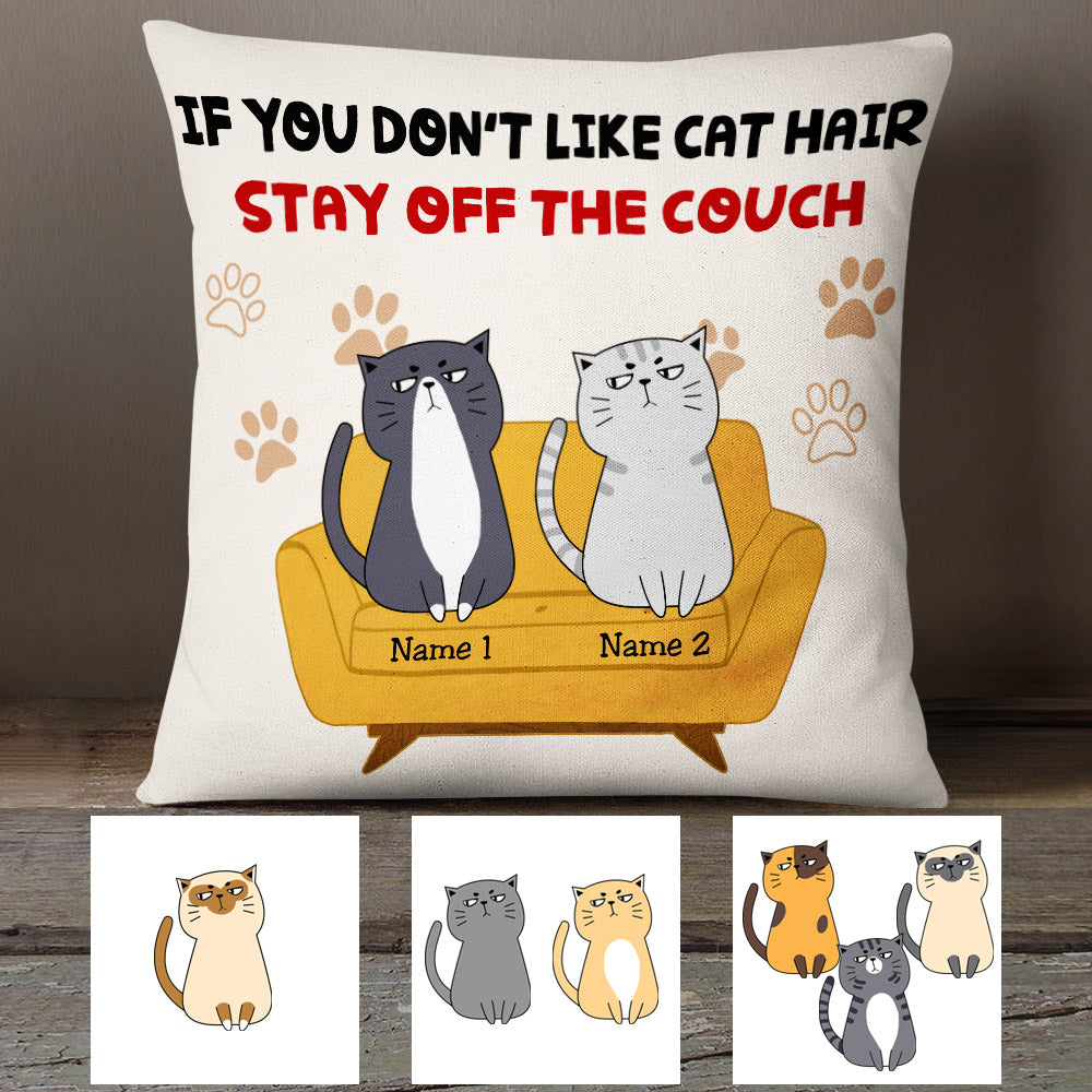 Personalized Cat Hair Furniture Pillow - Thegiftio UK