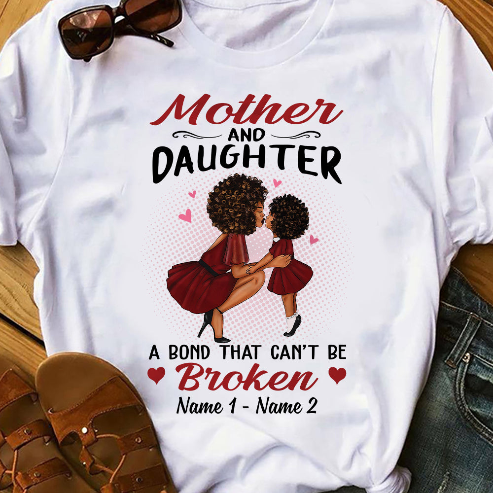 Personalized BWA Mom Mother And Daughter T Shirt
