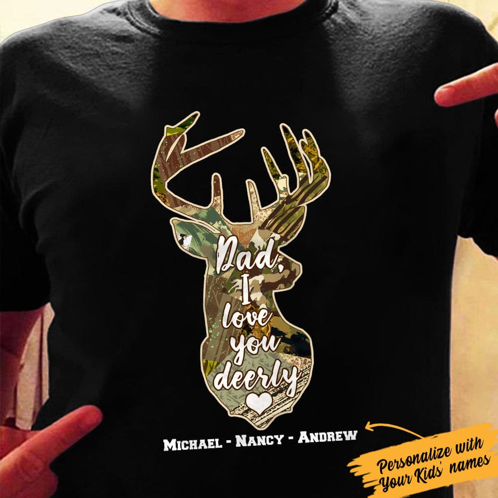 Personalized Dad Hunting FD T Shirt - Thegiftio UK