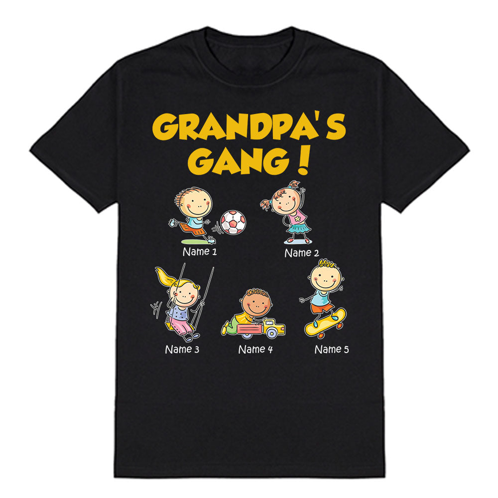 Personalized Grandpa Sport FD T Shirt - Thegiftio UK