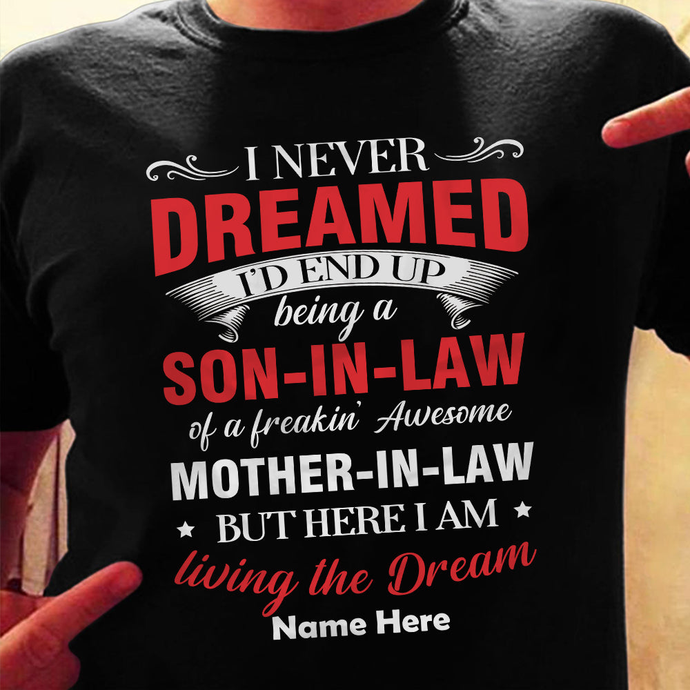 Personalized Son-in-law Mother-in-law T Shirt - Thegiftio