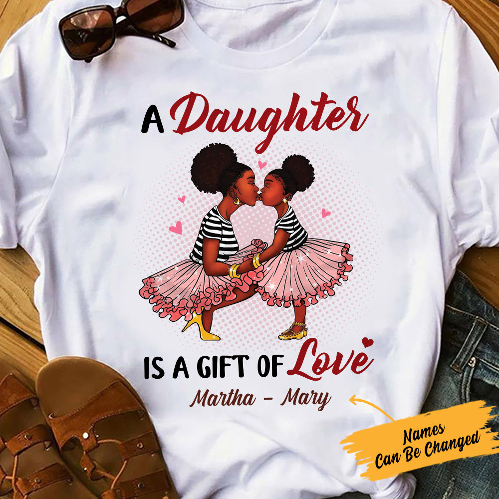 Personalized BWA Mom And Daughter T Shirt