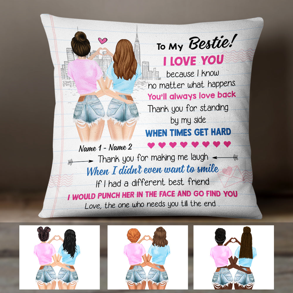 Personalized Friends My Person Pillow - Thegiftio UK