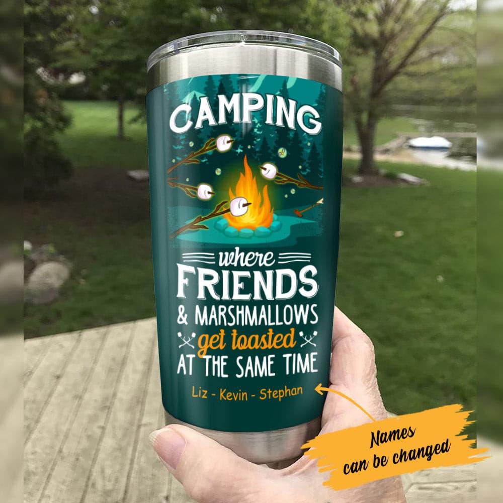 Personalized Camping Steel Tumbler