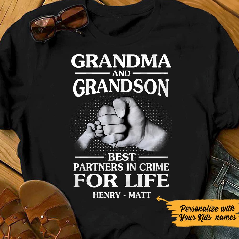 Personalized Grandma FD T Shirt - Thegiftio