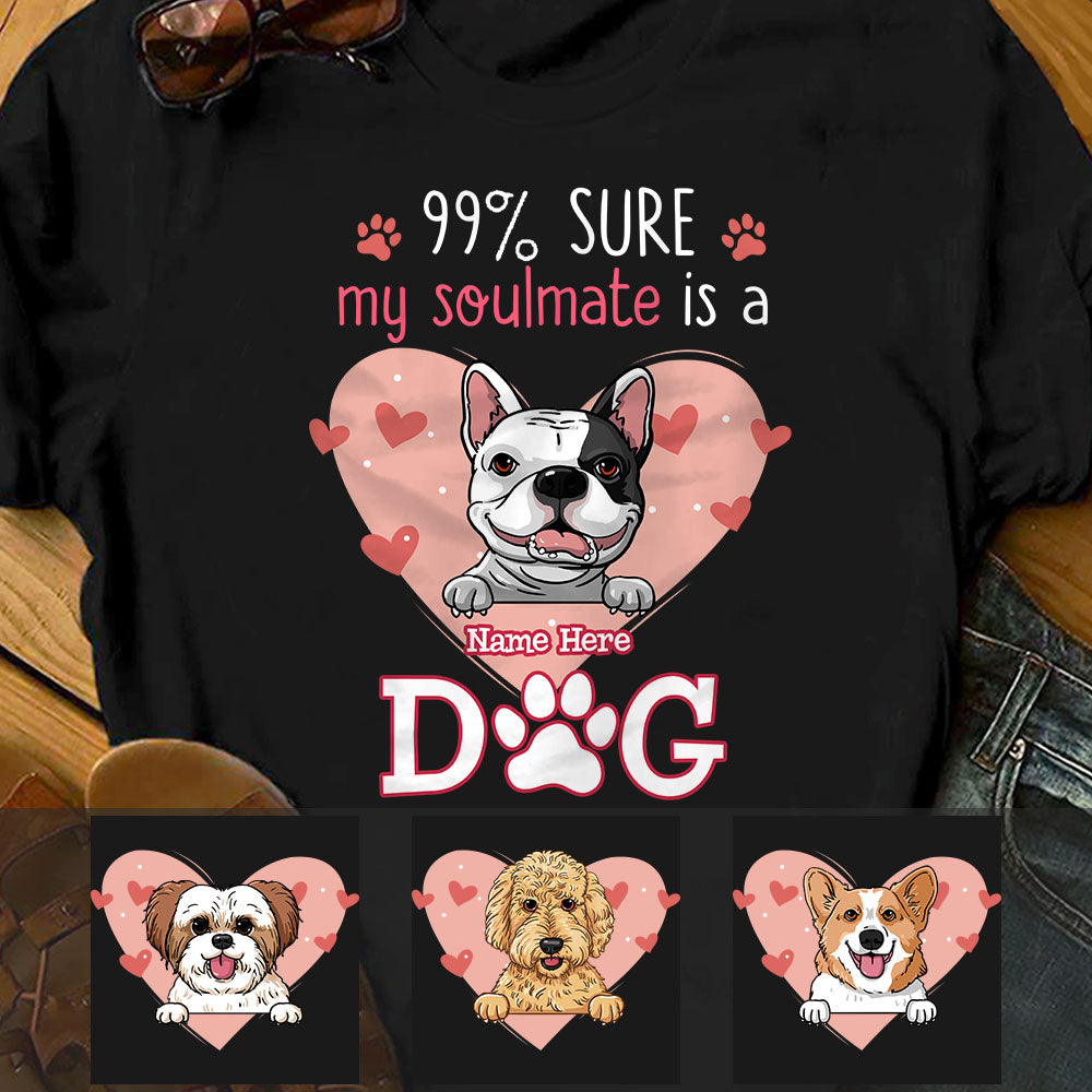 Personalized Dog Soulmate T Shirt - Thegiftio