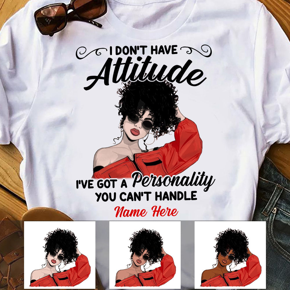 Personalized Personality You Can't Handle T Shirt - Thegiftio UK