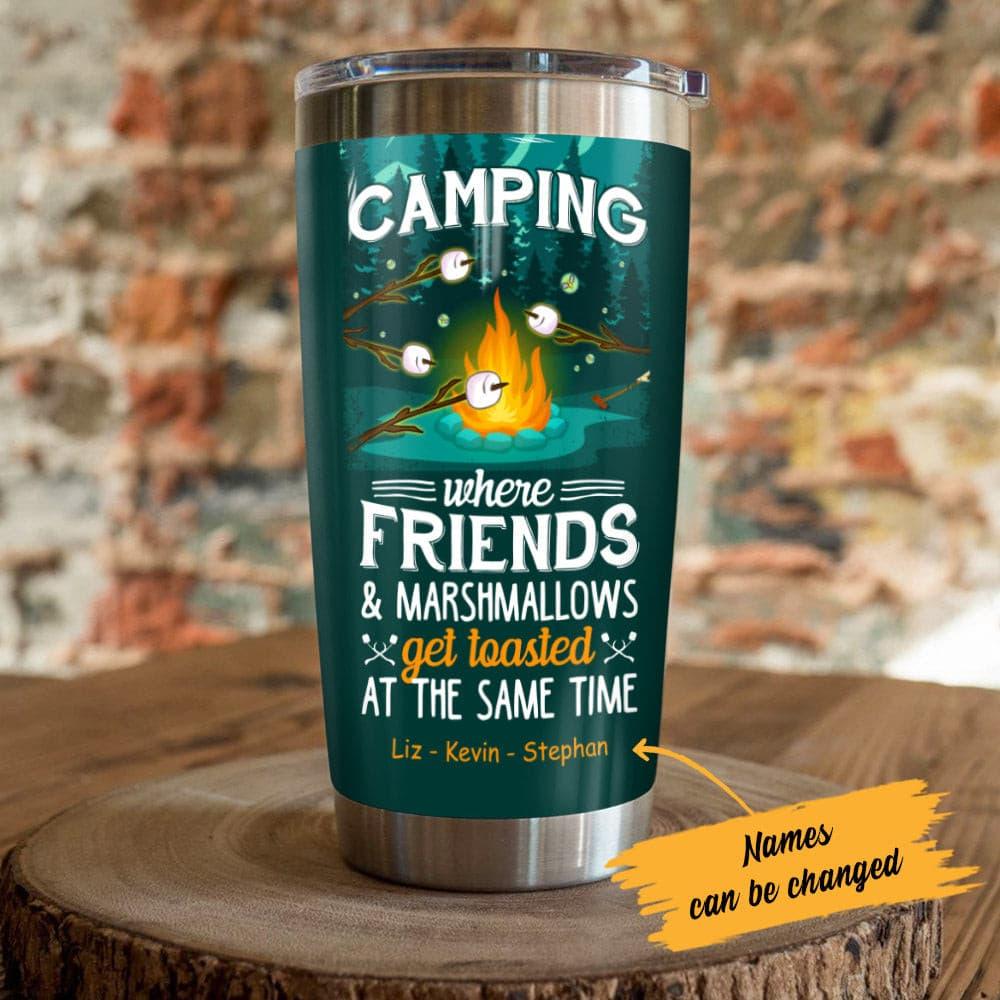 Personalized Camping Steel Tumbler