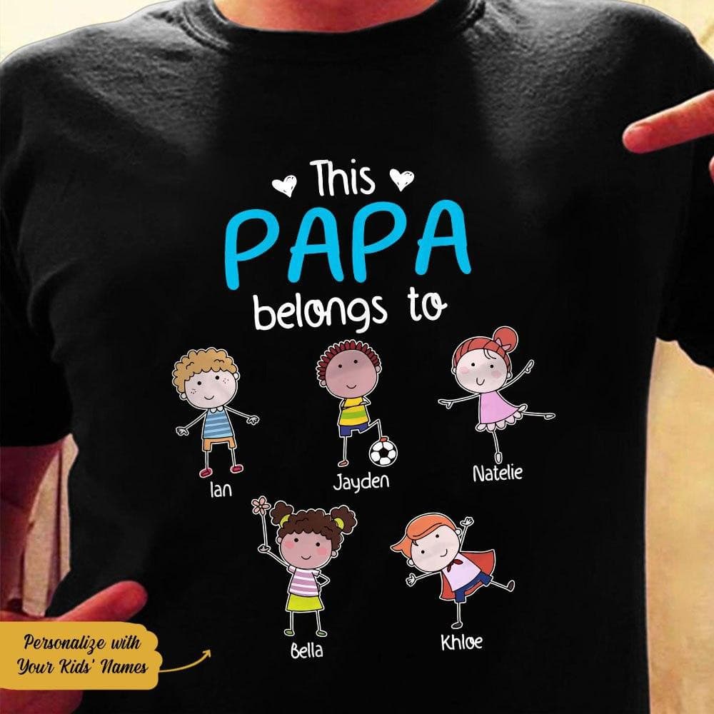 Personalized Dad FD T Shirt - Thegiftio UK