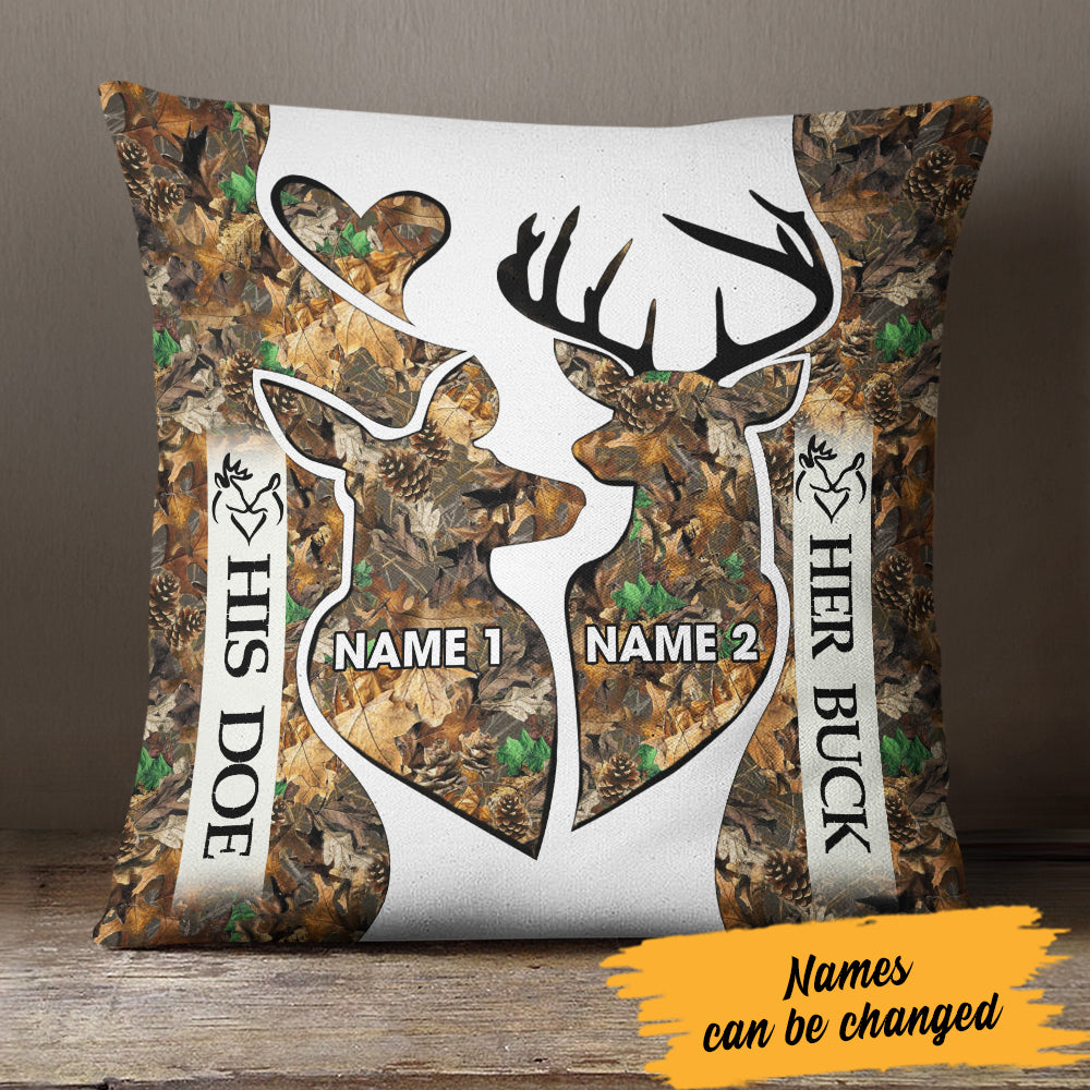 Personalized Hunting Couple I Choose You Pillow TID - Thegiftio UK