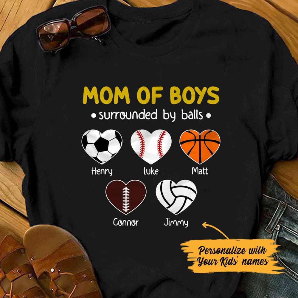 Personalized Mom T Shirt - Thegiftio