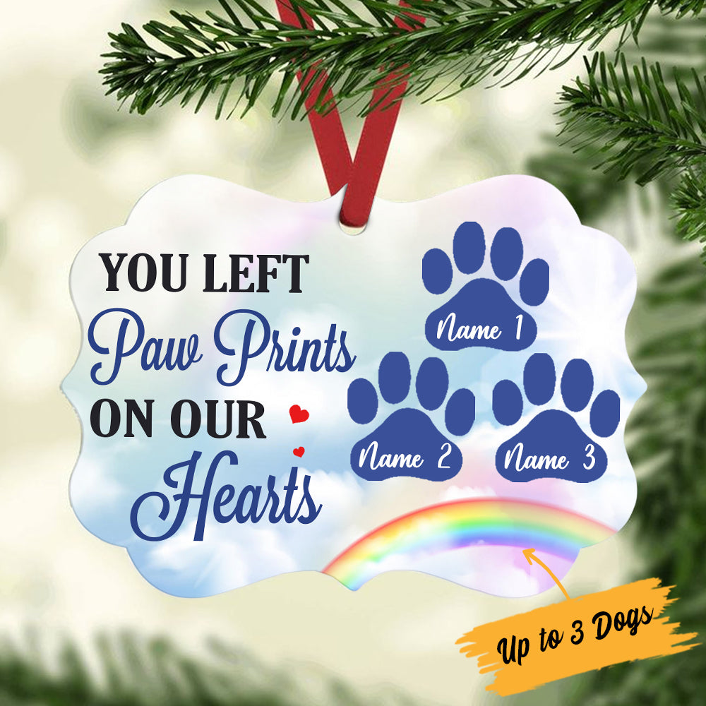 Personalized Dog Cat Memorial Paw Benelux Ornament - Thegiftio UK