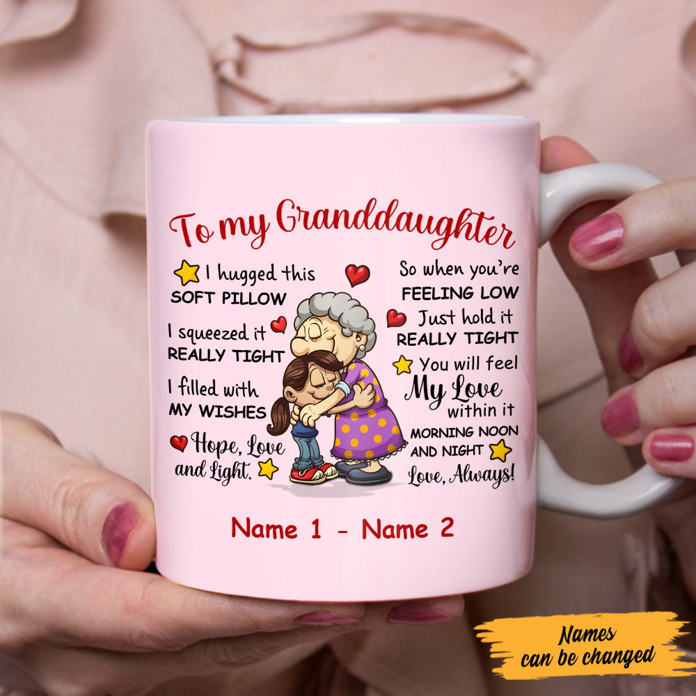 Personalized To My Granddaughter Mug