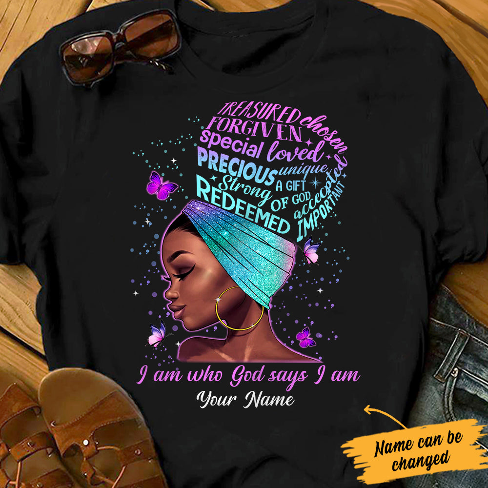 Personalized I Am BWA God T Shirt - Thegiftio